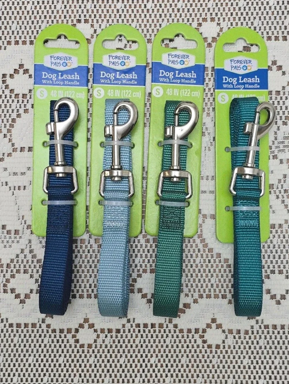 NEW Bundle of 4 Forever Pals Dog Leash Set With Loop Handle Small 48